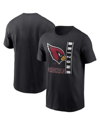 Arizona Cardinals Lockup Essential T-Shirt - Black