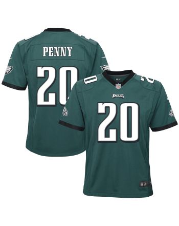 Rashaad Penny 20 Philadelphia Eagles Youth Game Jersey - Midnight Green