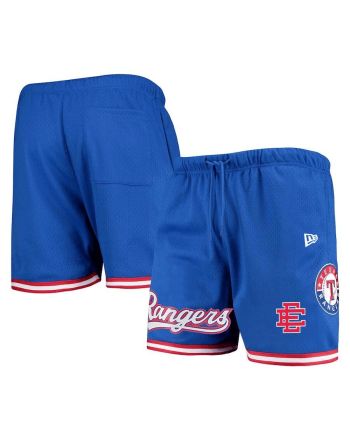 Texas Rangers Team Standard Men Mesh Shorts - Royal