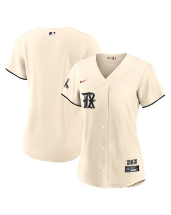 Texas Rangers Women's 2023 City Connect Jersey - Cream