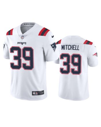 New England Patriots Terrance Mitchell 39 White Vapor Limited Jersey