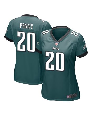 Rashaad Penny 20 Philadelphia Eagles Women Game Jersey - Midnight Green