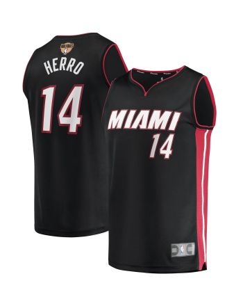 Tyler Herro Miami Heat 2020 Finals Bound Fast Break Jersey Black - Icon Edition