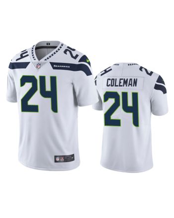 Justin Coleman 24 Seattle Seahawks White Vapor Limited Jersey