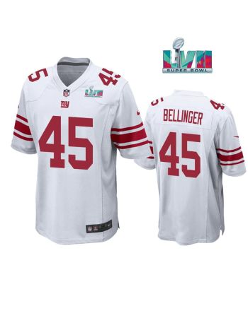 Daniel Bellinger 45New York Giants Super Bowl LVII Super Bowl LVII White Men Game Jersey