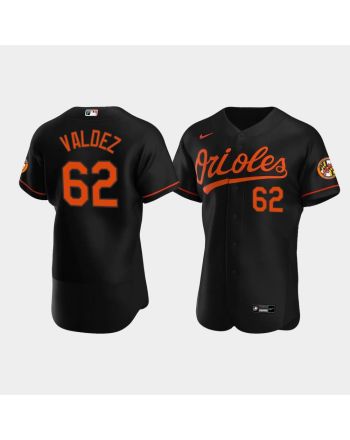 Cesar Valdez 62 Baltimore Orioles Black Alternate Jersey Jersey