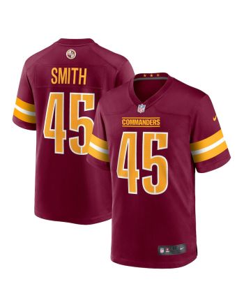 Kaden Smith 45 Washington Commanders Team Game Men Jersey - Burgundy