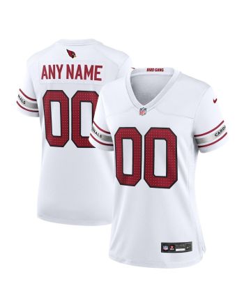 Arizona Cardinals Women's Custom Game Jersey - White