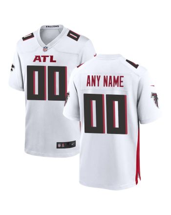 Atlanta Falcons Men Custom Game Jersey - White