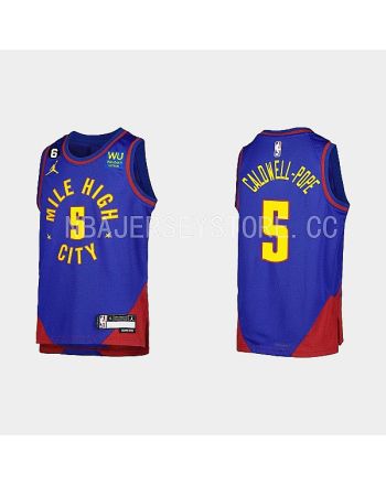 Youth Denver Nuggets Kentavious Caldwell-Pope 5 Statement Edition 2022-23 Royal Men Jersey