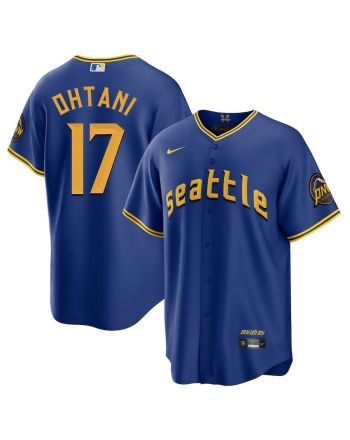 Shohei Ohtani 17 Seattle Mariners 2023 City Connect Game Jersey - Royal