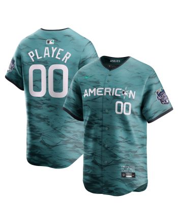 American League 2023 MLB All-Star Game Limited Jersey Custom 00 - Teal