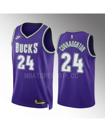 Milwaukee Bucks Pat Connaughton 24 2022-23 Classic Edition Purple Jersey