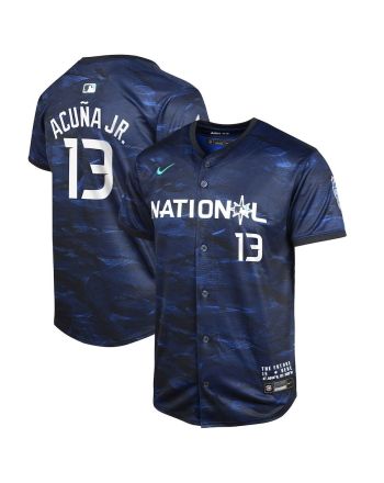 Ronald Acuña Jr. 13 National League 2023 MLB All-Star Game Limited Youth Jersey - Royal