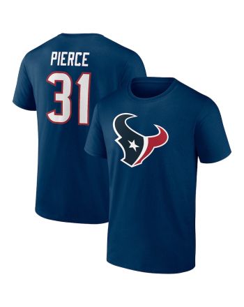 Dameon Pierce 31 Houston Texans Unisex T-Shirt - Navy