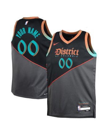 Washington Wizards 2023/24 City Edition Swingman Custom YOUTH Jersey - Black