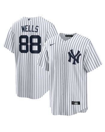 Austin Wells 88 New York Yankees Home Men Jersey - White