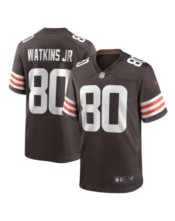 Austin Watkins Jr. 80 Cleveland Browns Men Team Game Jersey - Brown