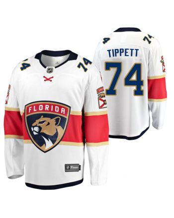 Florida Panthers Owen Tippett 74 Away Player White Jersey Jersey