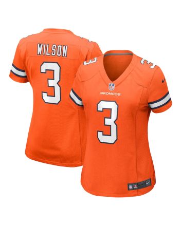 Russell Wilson 3 Denver Broncos Women's Game Jersey - Orange