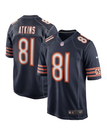 Doug Atkins 81 Chicago Bears Men Game Retired Jersey - Navy