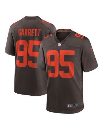 Myles Garrett 95 Cleveland Browns Alternate Game Men Jersey - Brown