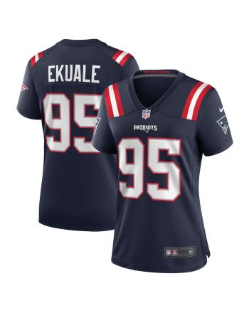 Daniel Ekuale 95 New England Patriots Women Game Jersey - Navy