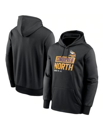 Minnesota Vikings 2022 NFC North Division Champions Locker Room Trophy Collection Pullover Hoodie - Black