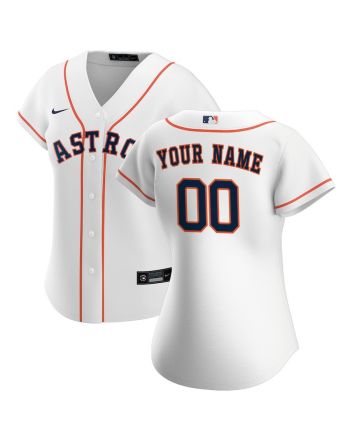 Houston Astros Women's Home Custom Jersey - White