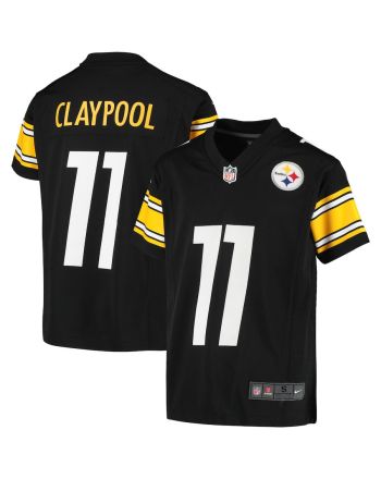 Chase Claypool 11 Pittsburgh Steelers YOUTH Game Jersey - Black