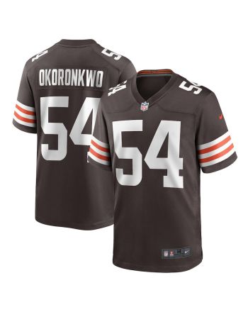 Ogbonnia Okoronkwo 54 Cleveland Browns Men's Team Game Jersey - Brown