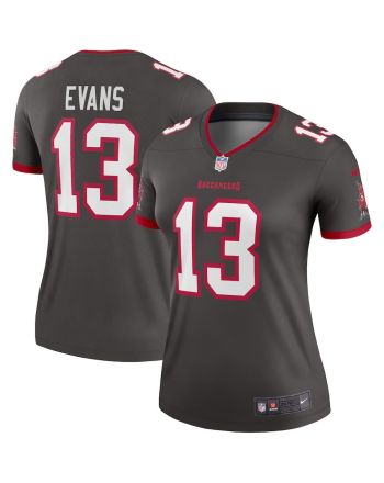 Mike 13 Evans Tampa Bay Buccaneers Women Alternate Legend Jersey - Pewter