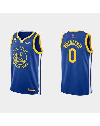 Golden State Warriors 0 Donte DiVincenzo 2022-23 Icon Edition Royal Men Jersey