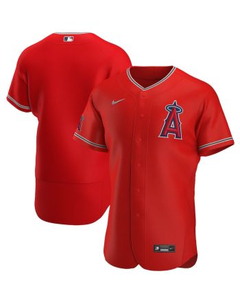 Los Angeles Angels Alternate Team Logo Elite Jersey - Red