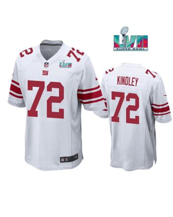 Solomon Kindley 72 New York Giants Super Bowl LVII Super Bowl LVII White Men Game Jersey