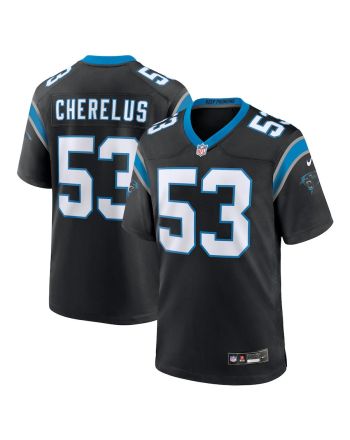 Claudin Cherelus 53 Carolina Panthers Men's Team Game Jersey - Black