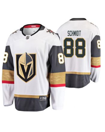 Men Vegas Golden Knights Nate Schmidt 88 Player Away White Jersey Jersey