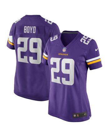 Kris Boyd 29 Minnesota Vikings Women Game Jersey - Purple