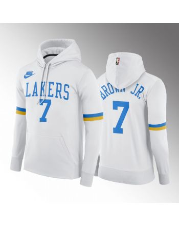 Troy Brown Jr. Los Angeles Lakers 2022-23 MPLS Classic Hoodie White Pullover