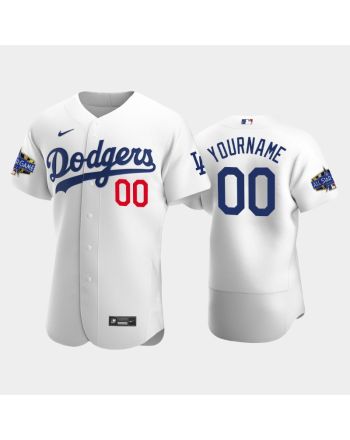 Los Angeles Dodgers Custom 00 Home White 2022-23 All-Star Game Jersey