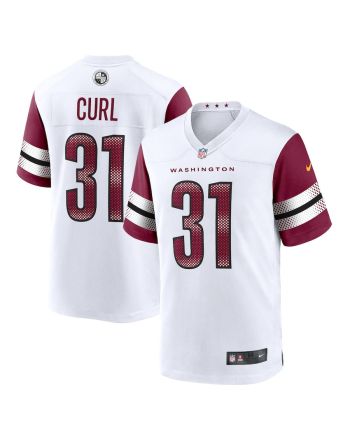 Kamren Curl 31 Washington Commanders Game Jersey - White