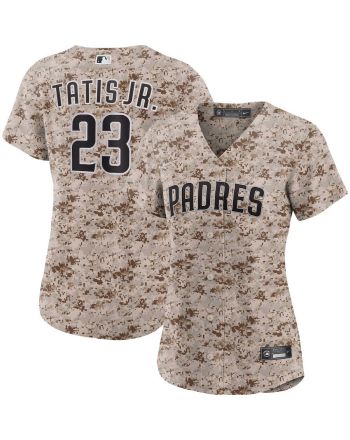 Fernando Tatis Jr. 23 San Diego Padres USMC Alternate Women Jersey - Camo