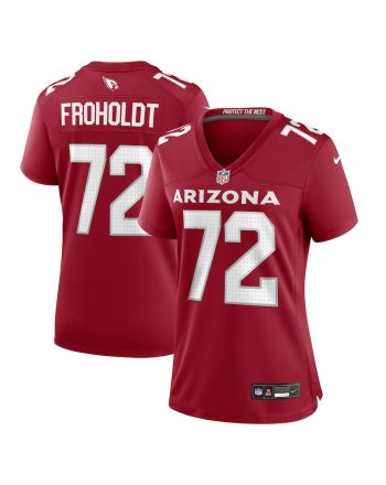 Hjalte Froholdt 72 Arizona Cardinals Women Game Jersey - Cardinal