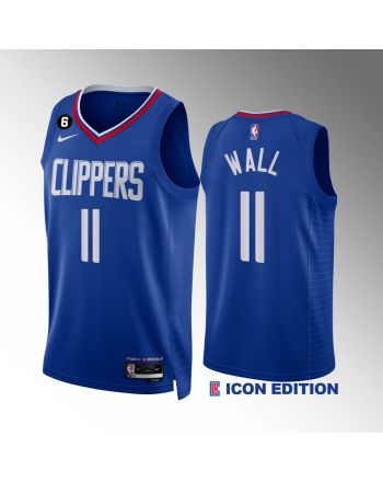 John Wall 11 LA Clippers Royal Icon Edition Jersey 2022-23 NO.6 Patch