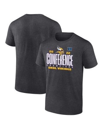 Minnesota Vikings NFC Conference Champions Skol Vikings T-Shirt - Charcoal