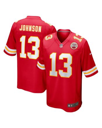 Nazeeh Johnson Kansas City Chiefs Game Player Jersey - Red