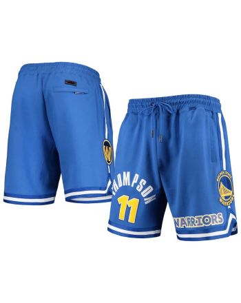 Klay Thompson 11 Golden State Warriors Royal Team Player Shorts - Men