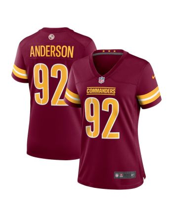 Abdullah Anderson 92 Washington Commanders Women's Game Player Jersey - Burgundy