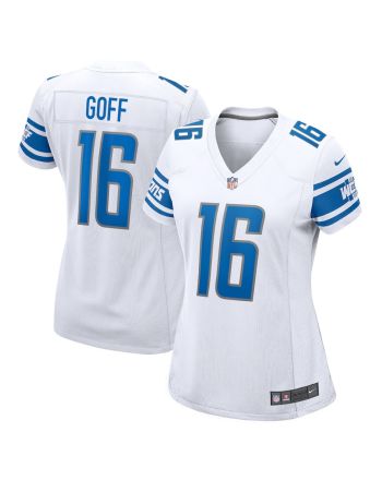 Jared Goff 16 Detroit Lions Women Game Jersey - White