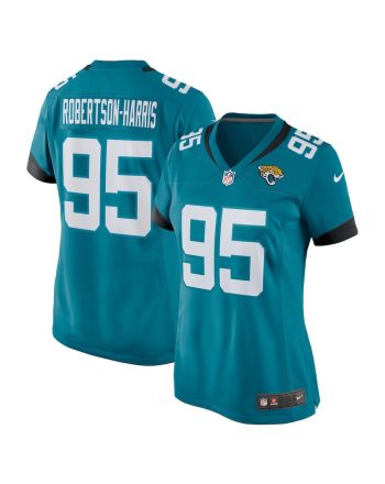 Roy Robertson-Harris 95 Jacksonville Jaguars Women's Game Jersey - Teal